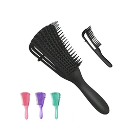 TOBEAUTY Cepillo para Cabello Rizado, Peine Desenredar Rizos el Tangle Teezer, Cepillo Para Desenredar El Cabello Rizado Con Nudos