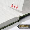 Annecy Numbered College Ruled Lined Journal Notebook, Medium 5.5x 8.25,