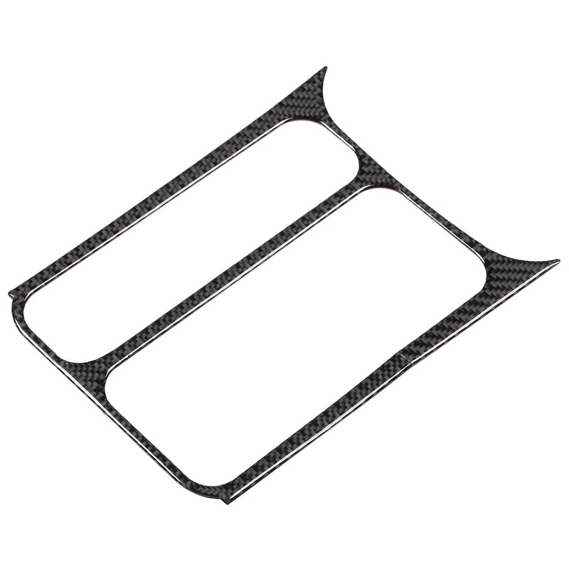 Carbon Fiber Water Cup Holder Panel Cover Front Coffee Bottle