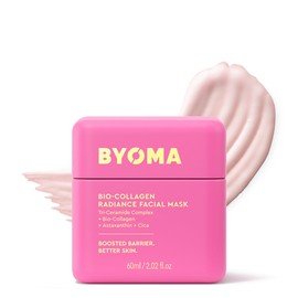 Byoma Máscara Facial Bio-collagen Radiance, Máscara de Lámina Líquida Transformadora, Resplandor Instantáneo, Mejora Elasticidad, Reduce Arrugas