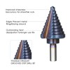 50 Sizes HSS Step Drill Bit Set with Automatic Center