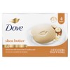 Dove Barra de Belleza con Mantequilla de Karité, 4 Barras Hidratantes para Piel Suave