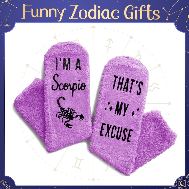 HAPPYPOP Scorpio Gifts for Women - Constellation Horoscope Gifts, Funny