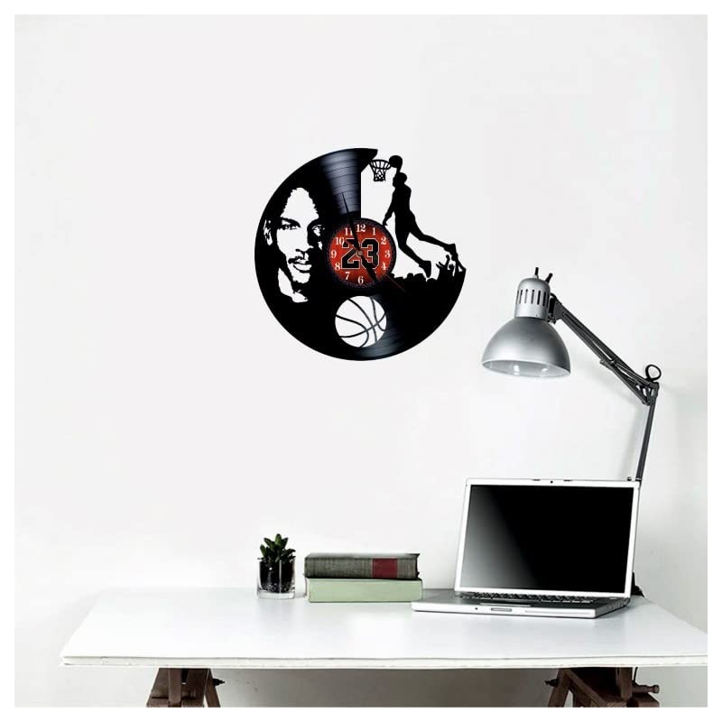 Large Clock The Best Basketball Player All Time Vinyl Record