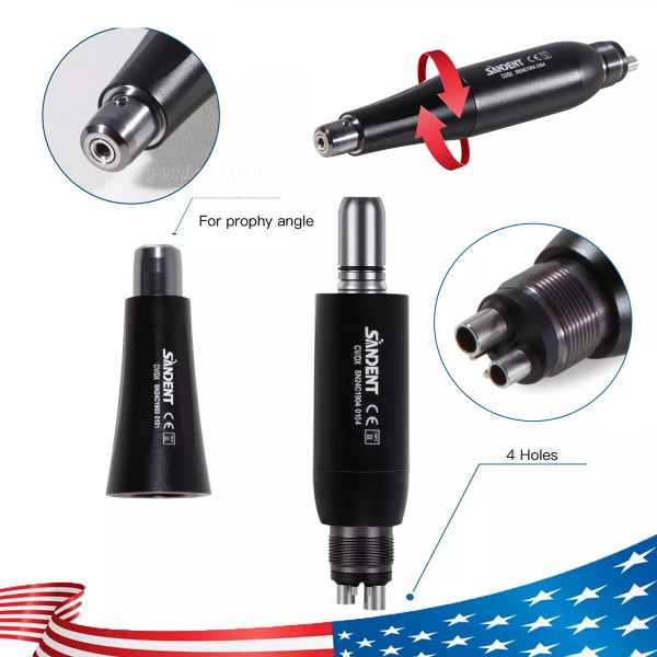 Sandent Dental Hygiene Prophy Handpiece Air Motor 4H &4:1 Nose