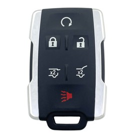 Upgraded Key Fob Shell Case Fits for Chevy Tahoe Suburban/GMC Yukon 2014 2015 2016 2017 Keyless Entry Remote Control Car Key Fob Cover Casing M3N-32337100 with Metal Frame (6 Buttons)