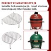 Grill Expander Rack for Kamado Joe JR，stainless Steel Stack Rack