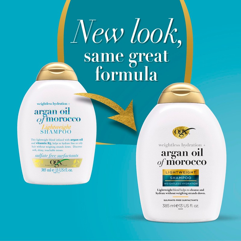 OGX Weightless Hydration Argan Oil of Morocco Shampoo for fine