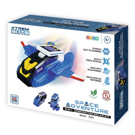 Xtrem Bots - Space Adventur 3 En 1 | Robotics Kit for Children | Robot Children from 6 Years | Solar Robot | Construction Kit Children from 6 | Stem Construction Toy
