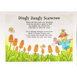 Half a Donkey Dingly Dangly Scarecrow Cotton Tea Towel