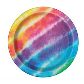 Tie Dye Dessert Plates, 8ct