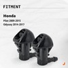 Click&Fit Two Windshield Washer Nozzles compatible with Honda Pilot 2009-2015
