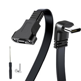 MISYNLON 100W USB C 3.1 Extension Panel Mount Adapter Cable Data Sync-0.3M