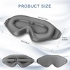 FlyCoco 99% Fully Block Out Light Eye Sleep Mask, 3D