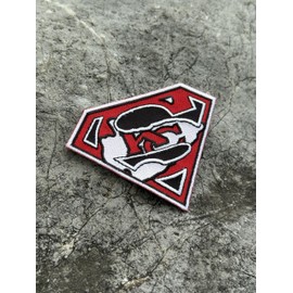 Siam Accs Rugby Fans Super Kansas City Logo Patch Embroidery American Football Iron On Sew On Embroidered Patch for Clothing Backpacks Jeans Motorcycle Sew On Custom Jackets Hats Tactical Bags