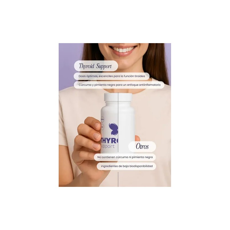Suplemento Para Tiroides Avanzado Zinc 60 Capsulas Sabor Na
