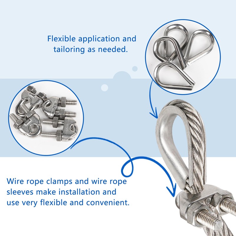 1/4 Inch Stainless Steel Cable – Heavy-Duty, Corrosion-Resistant Wire Rope