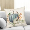 Qinqingo Blue Fall Pillow Covers 18x18 Inch Set of 2