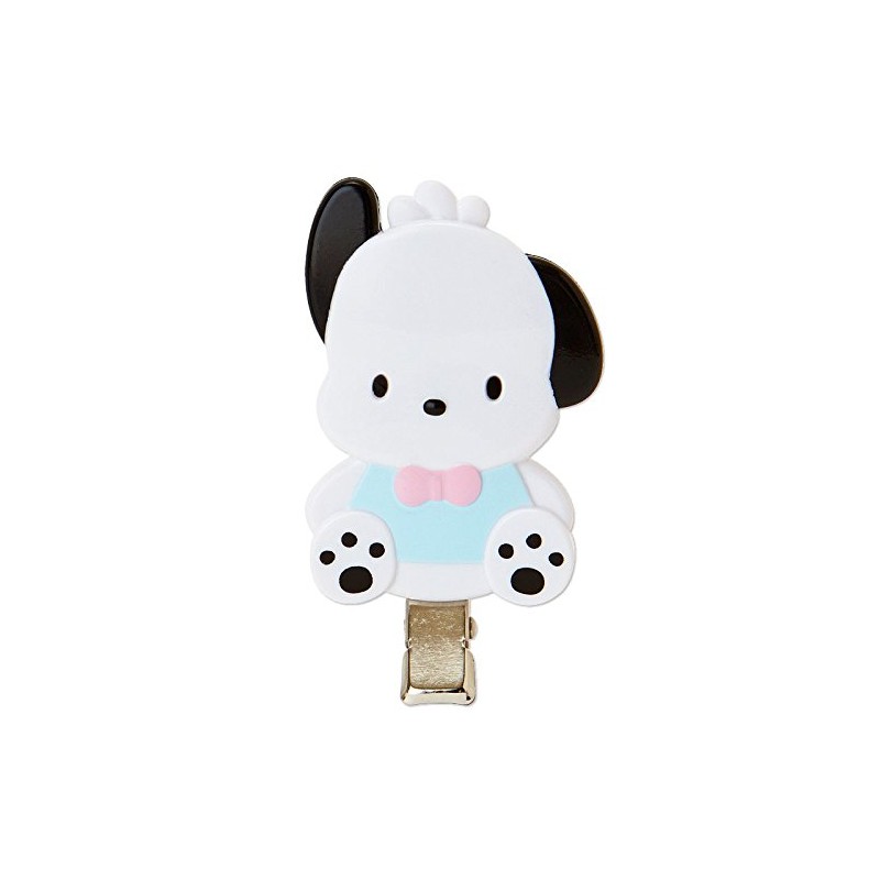 Sanrio N-1803-813575 Pochacco Hair Clip for Bangs, 1.1 x 0.4