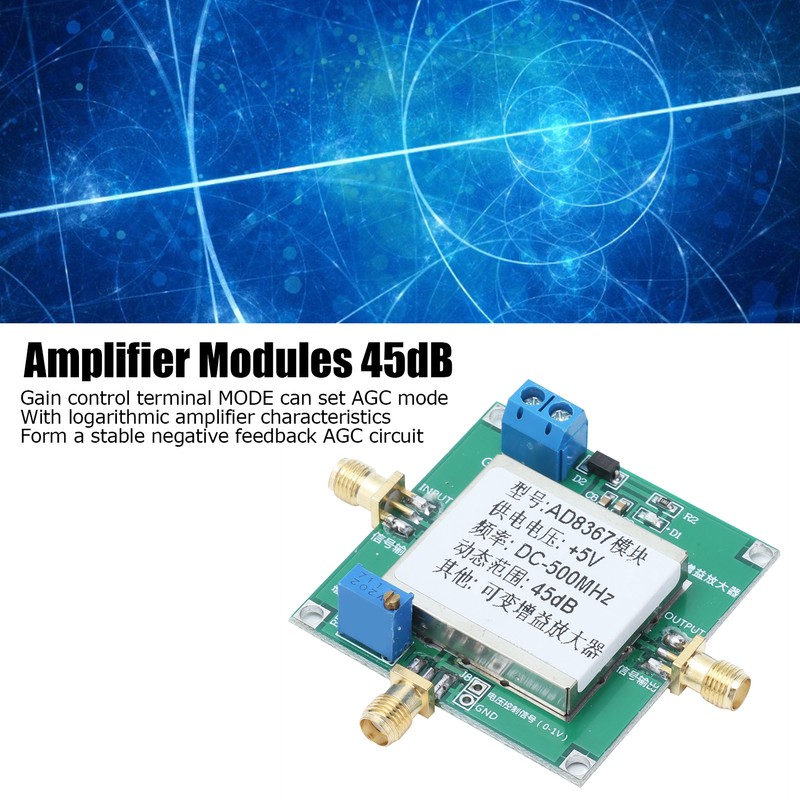 Variable Gain Amplifier Module PCB Industrial Accessories 500MHZ 45dB AD8367