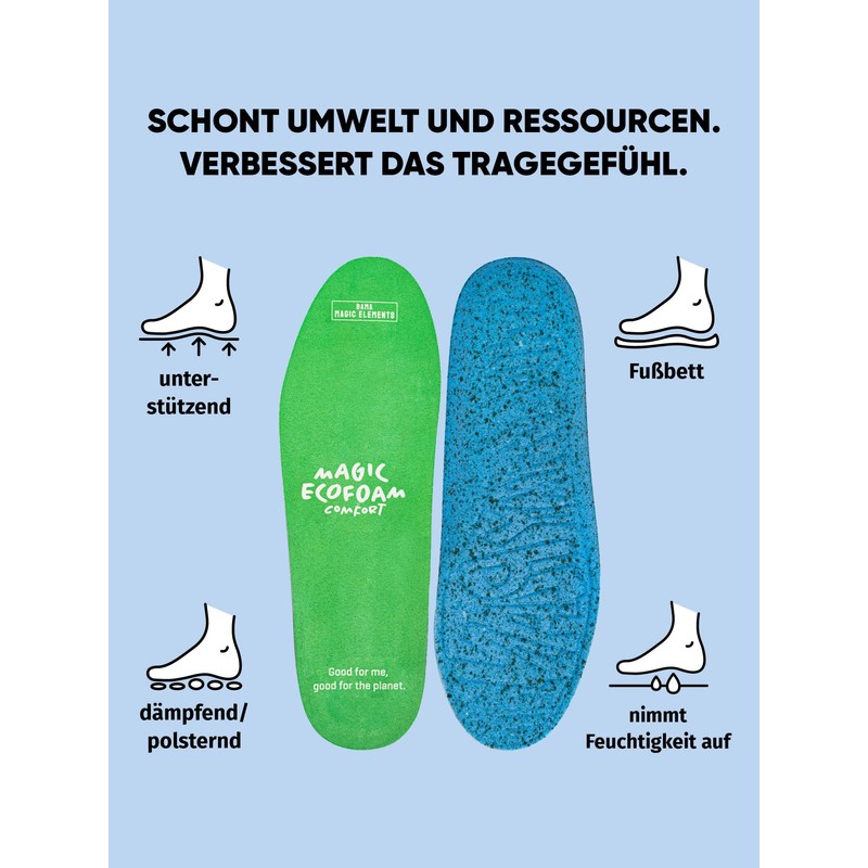 Bama Magic Soft Comfort Sole Size (41/42), Recycled Ecofoam Insoles