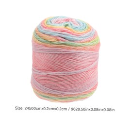 STOBOK Cotton Woven Yarn Gradient Colors for Knitting Crocheting Comfortable for Crafts