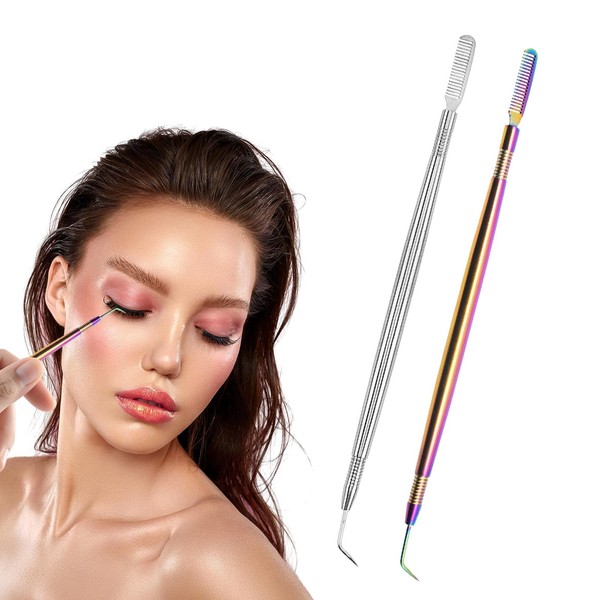 2PCS Lash Lift Tool, 2 in 1 Eyelash Separator Tool