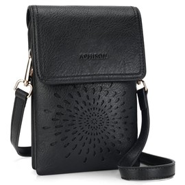 APHISON Small Crossbody Bags for Women Trendy, Leather Crossbody Phone Purses Handbags with Adjustable Strap