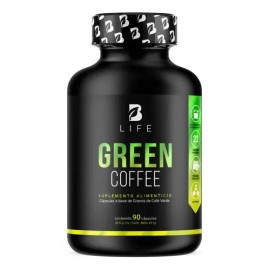 Café Verde 100% Puro 90 Cápsulas. Green Coffee, B Life Sabor Sin sabor
