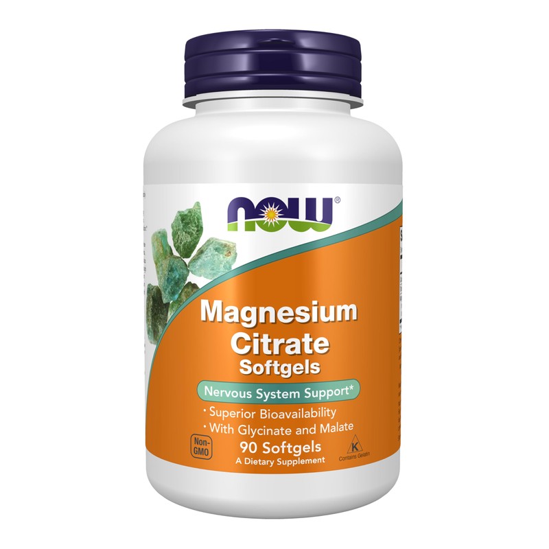 NOW Magnesium Citrate,90 Softgels