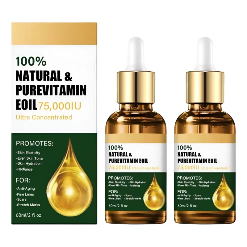 2pcs Aceite De Vitamina E Oil Para Cicatrices Y Cara
