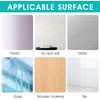 4 PACK Shower Caddy Adhesive Replacement, Shower Shelf Adhesive No