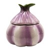 LOTIKOU Onion Ceramic Food Jar, 1 Pc Onion-Shaped Airtight Food
