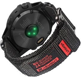 SMITHA Compatible Fenix 5 Band 22mm Width Soft Nylon Watch Strap for Fenix 5 Plus/Fenix 6/Fenix 6 Pro/Fenix 7/exip/Forerunner 935/945/Approach S60/Quatix 5