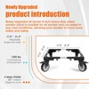 I'Ezonk 5 Inch Casters Wheels All Steel Smoker Stand，Electric Smoker&Vertical