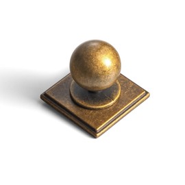 Yanxia Antique Brass Cabinet Knobs with Backplate, 1 in. Zinc Alloy Round Dresser Drawer Knobs, Vintage Decorative Cabinet Pulls for Kitchen Cupboard and Furniture, 6 Pack