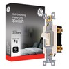 GE Almond, GE Ultra Pro Heavy-Duty, Single Pole, Wall, Light,