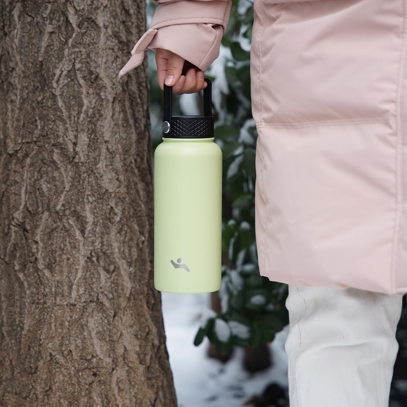 Konokyo Insulated Water Bottle 24oz Stainless Steel Sport Bottles with