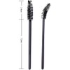 Haobase 100Pcs Disposable Eyelash Brushes Mascara Wands Eyebrow Brush Makeup