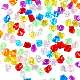 ARZASGO Pack of 1000 Acrylic Crystals Ice Rocks Coloured Gemstones for Vase Fillers, Table Scattering, Party Favours, Wedding Decoration, Crafts (1.5 cm)