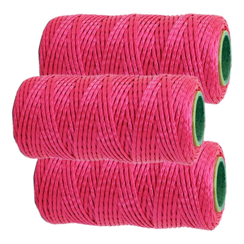 Dapetz ® 3 Pc Mason Line String Line, 70m Builders