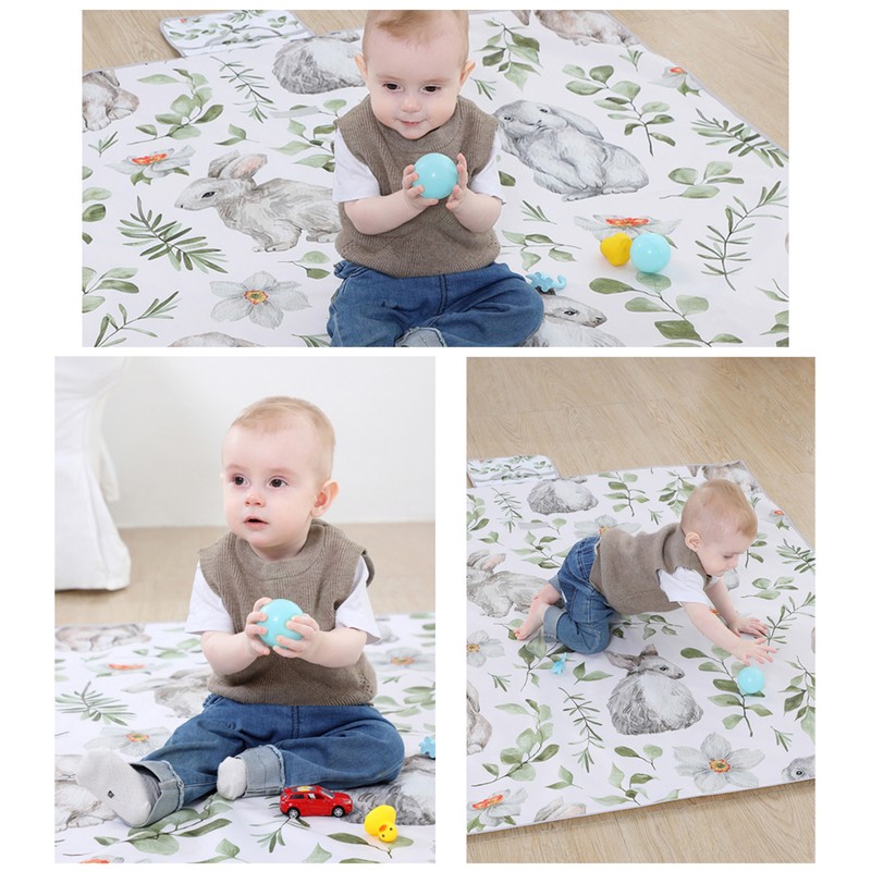 Insular SU5017 Multi-Use Baby Play Mat Kids Play Rug Babies