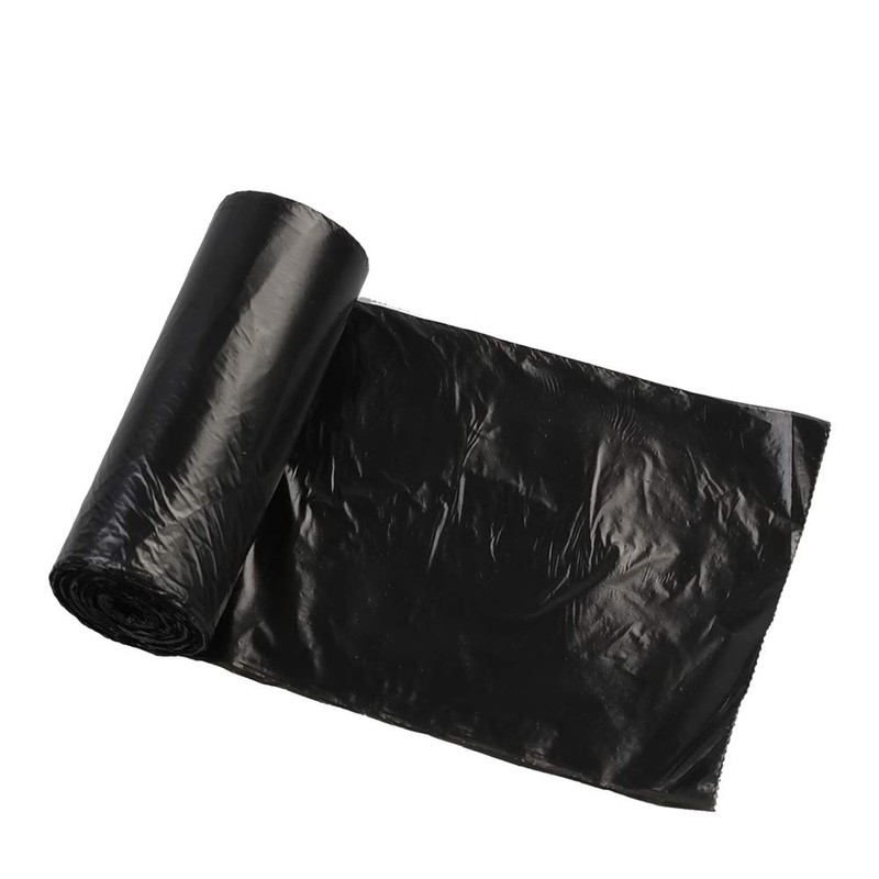 Qqbine Bolsas de basura negras para cocina, 1.6 galones, 225