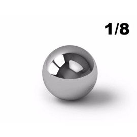BC Precision 20,000 1/8" Inch G25 Precision Chromium Chrome Steel Bearing Balls AISI 52100