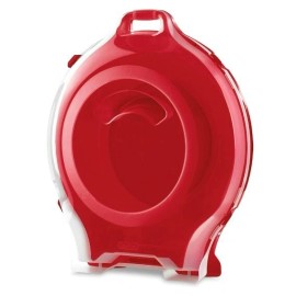 Sterilite Clear Lid Stackable Nesting Storage Christmas Holiday Wreath Box with