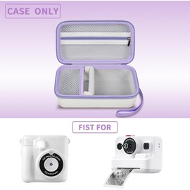 Grapsa Children's Camera Instant Camera Bag, White, Pocket organiser