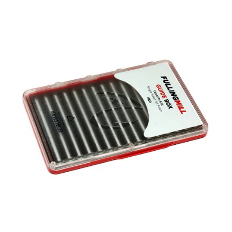 Fulling Mill Guide Fly Box. Red