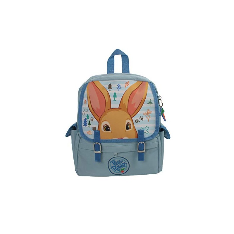 Peter Rabbit Woodland Baby Blue Children's Buckle Effect Backpack