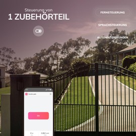 Freedompro Trockenkontaktmodul Mini SW0901-F, Kompakter WiFi Smart Schalter, Hausautomatisierung Kompatibel mit Apple HomeKit, Alexa, Google Home, Matter, Hubless, 12V, für Unterputz-/Außensteckdose