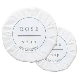 Yurim Disposable Soap Round 15g Soap, 300 Pieces / 유림 일회용비누 원형 15g 비누, 300개입